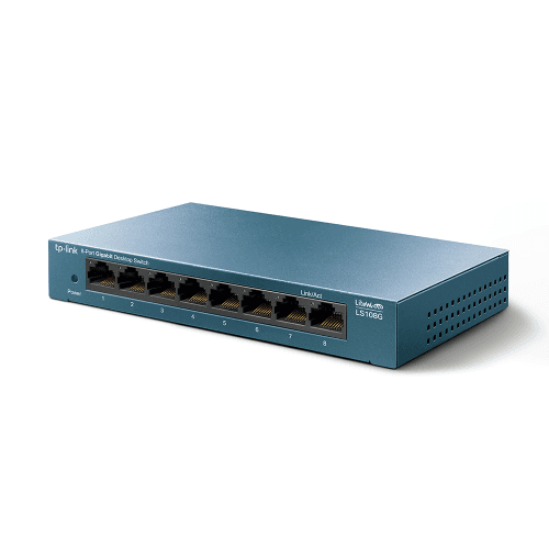 TP-LINK LS108G 8 PORT GIGABIT LITEWAVE MASAÜSTÜ SWITCH (ÇELİK KASA) - 5