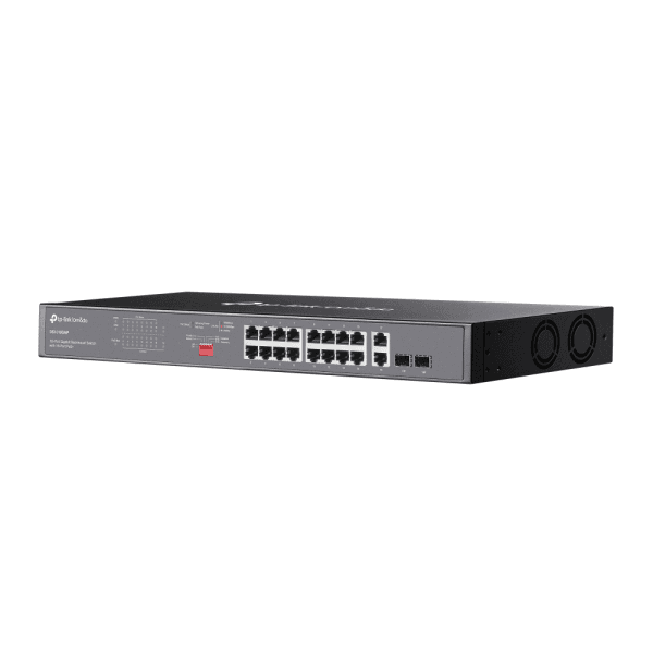 TP-LINK OMADA DS1018GMP 16 PORT GIGABIT+2X1GB RJ45/SFP COMBO 250W 250 METRE POE MESAFE METAL RACKMOUNT KASA SWITCH - 8