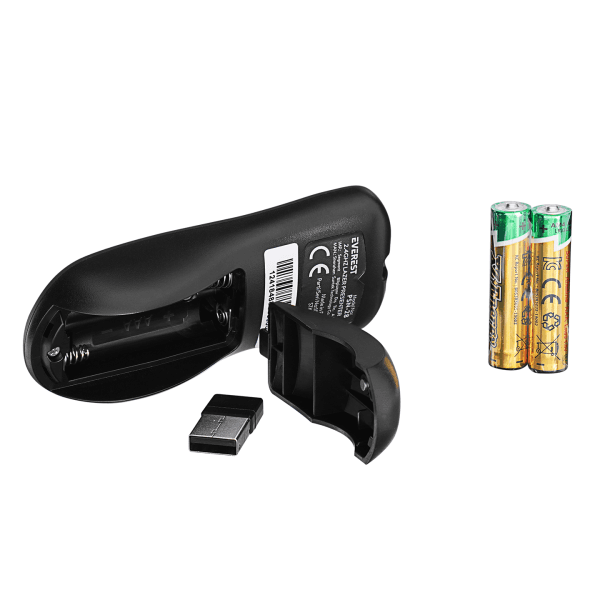 EVEREST PSN-28 ÇOK İŞLEVLİ USB KIRMIZI LAZERLİ 2.4GHZ KABLOSUZ TYPE C PROFESYONEL SUNUM CİHAZI - 9