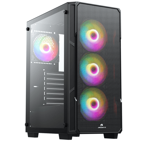 GAMEBOOSTER GB-X223B USB3.0 RING RGB SLAVE FAN ELEGANT STYLISH MESH PANEL KASA (PSU) (JBST-GBX223B) - 4