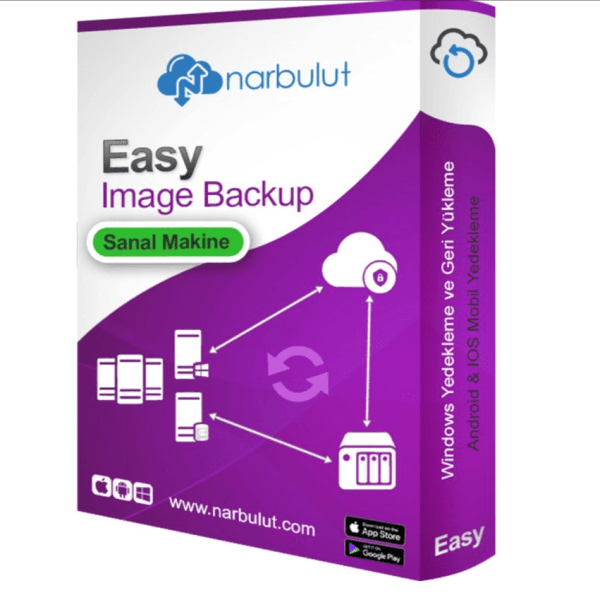 NARBULUT NB-EIB-VM-001 EASY IMAGE BACKUP FOR VIRTUAL MACHINE PERPETUAL LICENSE - ÜRÜN ÖMRÜ BOYU - WINDOWS TAM İMAJ YEDEKLEME - 2