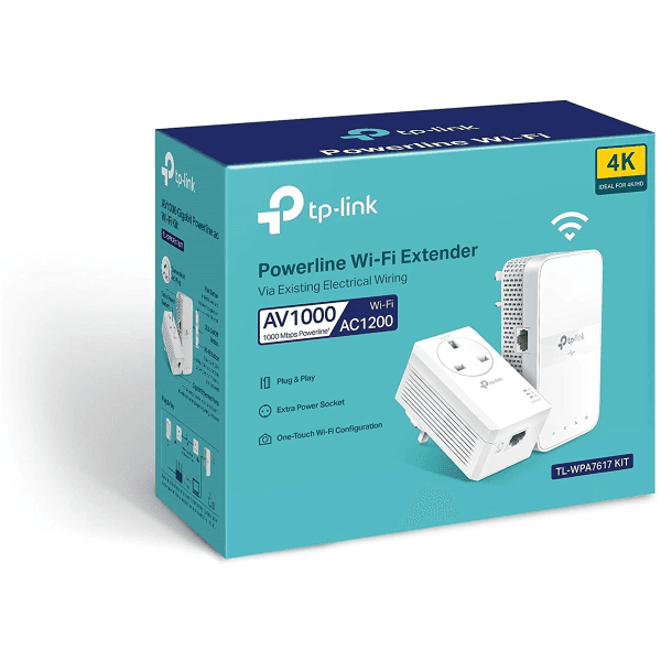 TP-LINK TL-WPA7617 KIT 1167 Mbps AV1000 KABLOSUZ POWERLINE GENİŞLETİCİ - 4