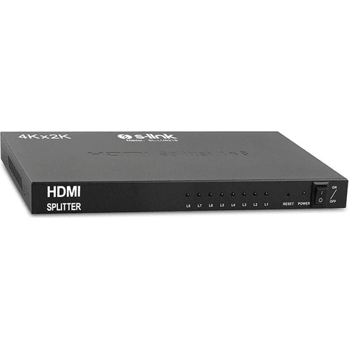 S-LINK SL-LU6218 8 PORT 4k 2k HDMI SPLITTER - 8