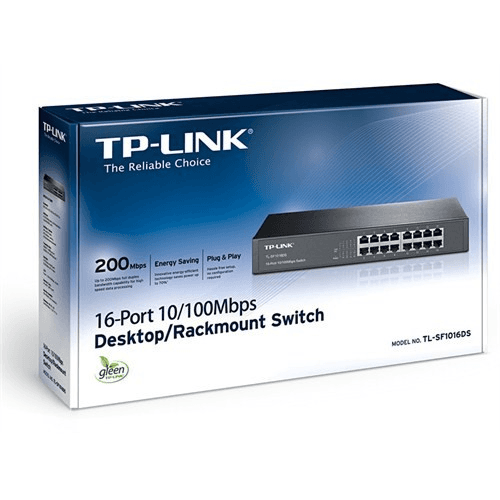 TP-LINK TL-SF1016DS 16 PORT 10/100 ÇELİK KASA SWITCH - 3