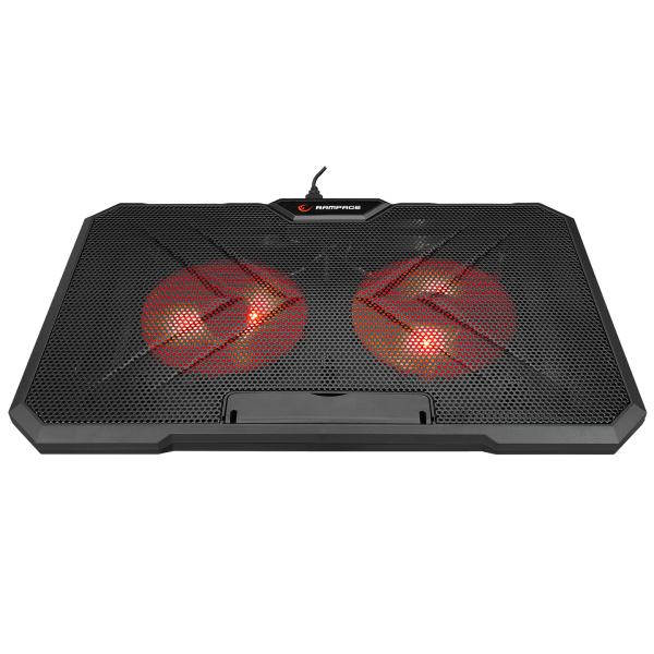 ADDISON RAMPAGE AD-RC12 GAMEZONE SIYAH 2 FAN 2 USB RGB IŞIKLI 15"-17" NOTEBOOK SOĞUTUCU STAND - 6