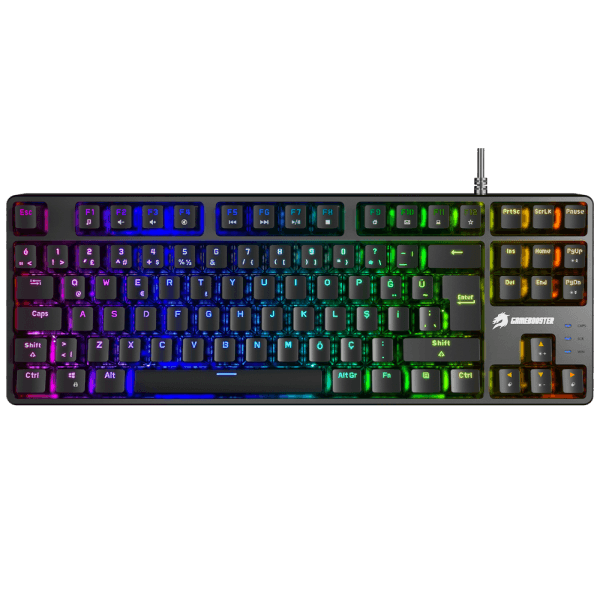 GAMEBOOSTER GB-G23B ENIGMA TKL RAINBOW AYDINLATMALI RED SWITCH MEKANİK SİYAH OYUN KLAVYESİ - 4