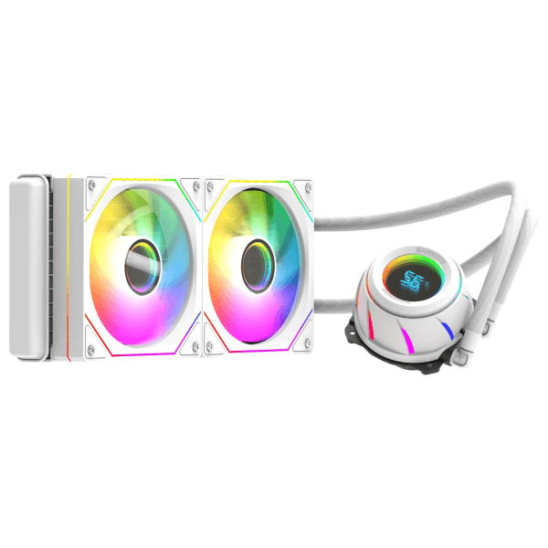 GAMEBOOSTER GB-LCS-BL240W (BEYAZ) BLADE 240W ARGB FANLI LGA1700/AM5 UYUMLU 240MM CPU SIVI SOĞUTMA SİSTEMİ - 11