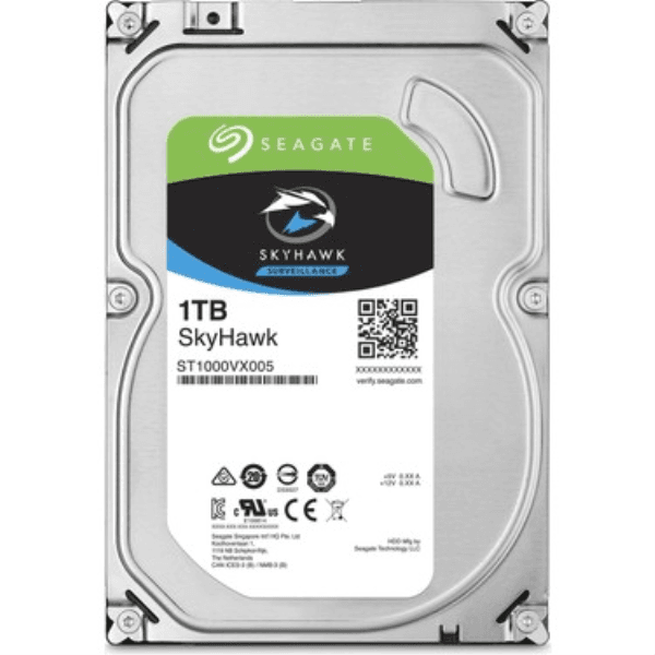 SEAGATE SKYHAWK ST1000VX005 1TB SATA 3.0 5900RPM 64HD KAMERA 180TB/YİL ISYÜKÜ 7/24 GÜVENLİK (İTHALAT) - 3