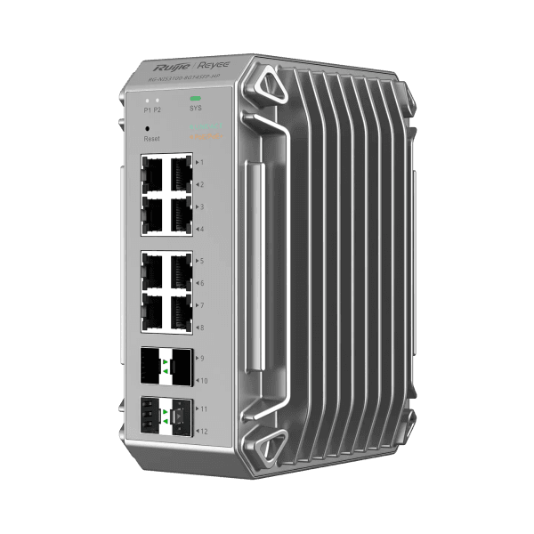 RUIJIE REYEE RG-NIS3100-8GT4SFP-HP 8 PORT 10/100/1000 GIGABIT ENDÜSTRIYEL SWITCH 4 SFP 8 PORT POE+ (240W) - 7
