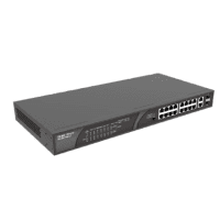 RUIJIE-REYEE RG-ES118S-LP 16 PORTLU, 10/100 FAST ETHERNET, TAK ÇALIŞTIR, 2 GIGABIT COMBO PORT, 16 PORT POE+ (120W)UYARILAR