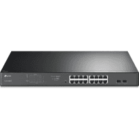 TP-LINK TL-SG1218MPE 16 PORT GIGABIT + 2XGIGABIT SFP UPLINK YÖNETİLEBİLİR 192W POE RACKMOUNT SWITCH