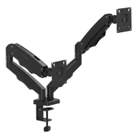 TITANPRO FL02 (FMK-8710) 17-32" ÇİFT KOLLU AMORTİSÖRLÜ MONİTÖR STANDI (SİYAH) - 2
