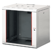 LANDE LN-WB-12U6060-LG-F DEMONTE 12U 19INCH PROLINEB YENI SERI DUVAR TIPI KABINET W600XD600MM RAL 7035 A.GRI CAMLI ON KAPAKLI