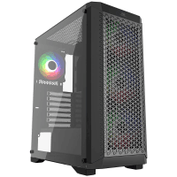 POWERBOOST PB-PS5847B 600W ATX USB 3.0 RAINBOW FANLI MESH GAMING SIYAH KASA