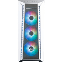 COOLER MASTER MASTERBOX MB520 BEYAZ TEMPERED GLASS ARGB 4X120MM FANLI, MESH ÖN PANEL PENCERELI MIDTOWER KASA - 8