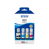 EPSON 101 CYAN/MAGENTA/YELLOW/BLACK MAVI/KIRMIZI/SARI/SIYAH T03V6 4LÜ MULTIPACK KARTUŞ SETI