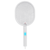 ASONIC AS-A26 BEYAZ 1200MAH 3000V ÇIKIŞ UV IŞIKLI ŞARJLI KATLANABİLİR ASKILI RAKET SİNEK ÖLDÜRÜCÜ