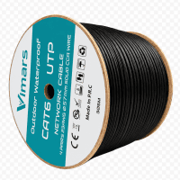 VİMARS CAT6 23AWG 305M OUTDOOR 0,57MM SİYAH UTP KABLO