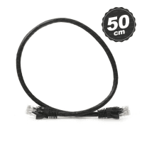 DARK DK-CB-NT6U50B 50CM UTP CAT6 PATCH KABLO SIYAH AWG24/7