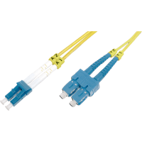 BEEK BC-FO-9LCSC-01 LC-SC 1 METRE FIBER OPTIK PATCH KABLO, 9/125 Μ, SINGLEMODE, 3.0MM, DUPLEX, OS2, LSZH