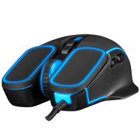 EVEREST SM-G55 X-FORA USB SIYAH 7D OPTIK 7200DPI LED IŞIKLI GAMING OYUNCU MOUSE - 3