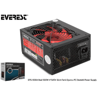 EVEREST EPS-500A REAL 500W 4xSATA 12CM FANLI POWER SUPLY - 2