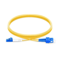 ALFAFONET PCH-SCLCA2DLZ20YE-01 1 METRE FİBER OPTİK PATCH CORD SC/ LC SINGLE MODE G657A2 DX LSZH SARI