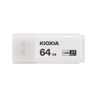KIOXIA LU301W064GG4 USB 64GB TRANSMEMORY U301 USB 3.2 BEYAZ