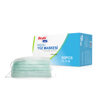 BEYBİ 3 KATLI CERRAHİ MASKE 1 KUTUDA 50 ADET