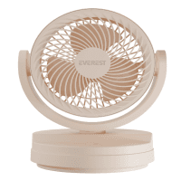 EVEREST EFN-509 KREM - KAHVE 7 İNÇ 3 KADEMELİ 2100 RPM HIZ DUVAR TİPİ VE MASAÜSTÜ USB FAN