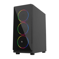 FRISBY FC-9355G 500W GAMING KASA, DOUBLE SLIM RING FAN - 2