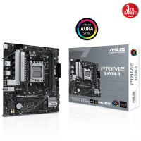 ASUS MB PRIME B650M-R AMD B650 AM5 DDR5 7200 HDMI 2x M2 USB3.2 AURA RGB 2.5Gbit LAN mATX 96GB’a kadar ram desteği, ASUS MB 5X