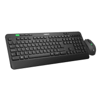 EVEREST KM-2620 SİYAH USB SESSIZ SWITCH İNCE KABLOSUZ Q MULTIMEDIA KLAVYE + MOUSE SET - 2