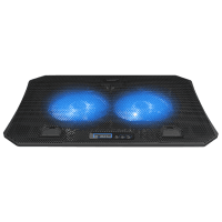 RAMPAGE AD-RC44 SNOW SIYAH 2 FANLI LCD GÖSTERGELI 15"-17" NOTEBOOK SOĞUTUCU STAND - 2