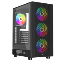 POWERBOOST A600B 600W 80+ ATX USB 3.0 RAINBOW FANLI MESH GAMING SIYAH KASA