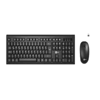 LECOO KW200-S KABLOSUZ TÜRKÇE Q KLAVYE & MOUSE SET SİYAH - 2
