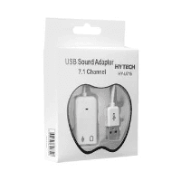 HYTECH HY-U715 Kablolu USB Beyaz Ses Kartı 7.1