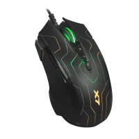 A4 TECH X89 (MAZE) SİYAH - LABİRENT OPTİK GAMER MOUSE 2400 - 3