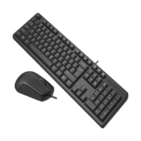 A4 TECH KR-3330S Q USB FN-MM KLAVYE + SILENT MOUSE SİYAH