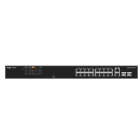 RUIJIE REYEE RG-ES118FGS-LP 16 PORT 10/100 16 PORT POE 2 X COMBO UPLINK 120W YONETILEMEZ RACK MOUNT SWITCH