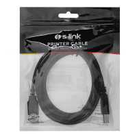 S-LINK SL-U2020 USB2.0 2M SİYAH YAZICI KABLO - 2
