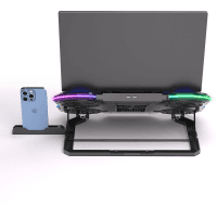 FRISBY FNC-5270ST RGB NOTEBOOK SOĞUTUCU & STAND LCD KONTROL PANEL  METAL IZGARA 2 X USB PORT - 2