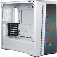 COOLER MASTER MASTERBOX MB520 BEYAZ TEMPERED GLASS ARGB 4X120MM FANLI, MESH ÖN PANEL PENCERELI MIDTOWER KASA - 2