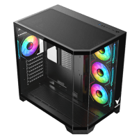 VENTO VG4204FA 850W 80+ BRONZE PANORAMIK GAMING MID-TOWER PC KASASI SİYAH - 3