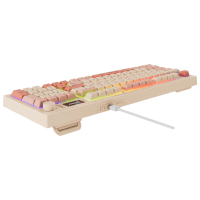 EVEREST KB-79 SILENT PRO BEJ/PEMBE/TURUNCU SESSİZ RGB Q MEMBRANE OYUNCU KLAVYESİ - 3