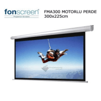 FONSCREEN 300X225 MOTORLU PROJEKSİYON PERDESI