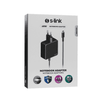 S-LINK SL-NBAC65 65W 5V3A, 9V3A, 12V3A 15V3A, 20V3,25A TYPE-C PD NOTEBOOK/TELEFON ŞARJ CİHAZI - 4