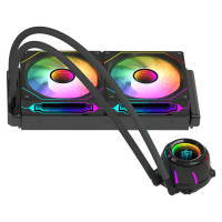 GAMEBOOSTER GB-LCS-BL240B (SİYAH) BLADE 240B ARGB FANLI LGA1700/AM5 UYUMLU 240MM CPU SIVI SOĞUTMA SİSTEMİ - 2