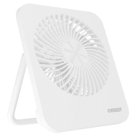 EVEREST EFN-601 BEYAZ 2000MAH 4 KADEMELİ 4000RPM HIZ METAL AYAK MASAÜSTÜ USB FAN - 2