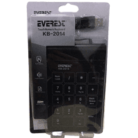 EVEREST KB-2014 Siyah USB Dokunmatik Numerik Stand